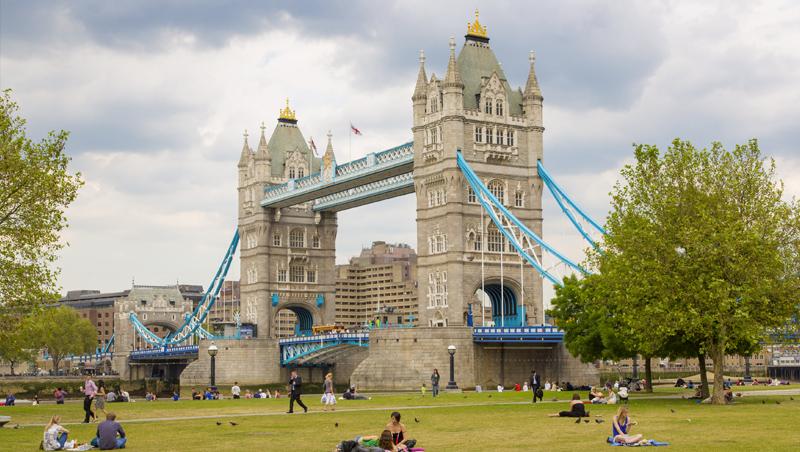 Pont de l'ascension  Londres avec Eurostar