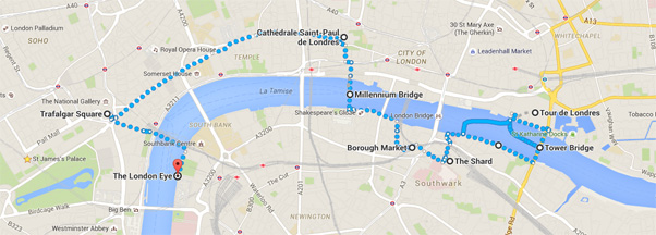 Visiter Londres en 3 jours : tour de londres, tower bridge, the shard, millenium bridge
